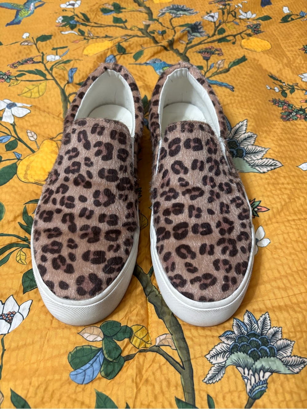 American Eagle Outfitters Leopard Print Slip-On Sneakers - Brown & Black